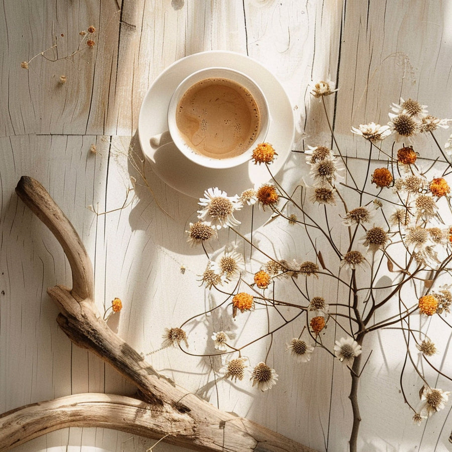 Tea-based perfumes comparison – Casa Blanca by House of BŌ vs The Noir 29 by Le Labo, featuring white tea, bergamot, and airy woody notes for lovers of refined minimalism