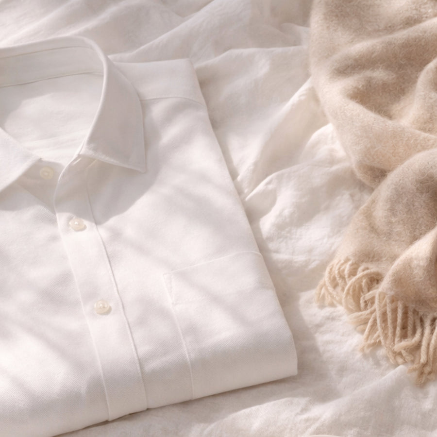 Cover flat-lay comparing clean musk perfumes: linen skin scent vs creamy white musk vs spicy amber musk