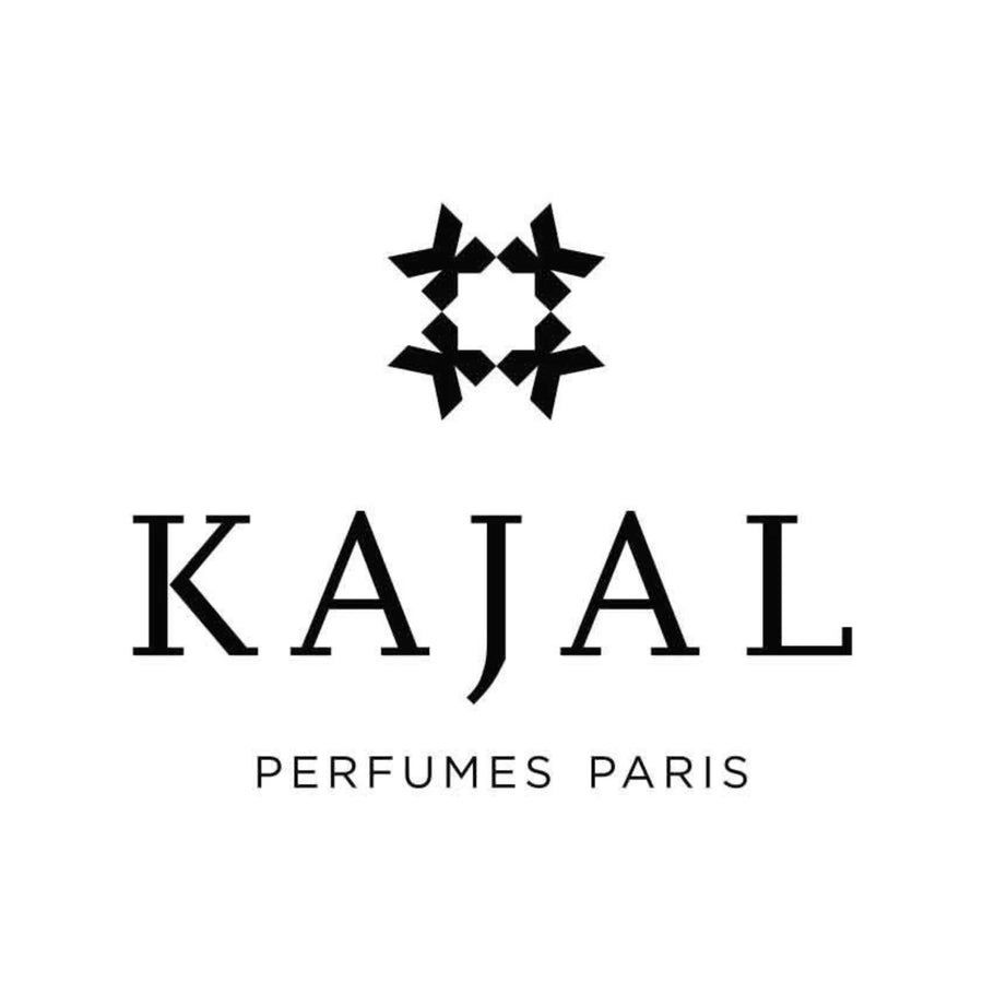 Logo for Kajal Perfumes, featuring the brand's name in elegant, stylized lettering, representing its luxurious and artisanal perfume creations