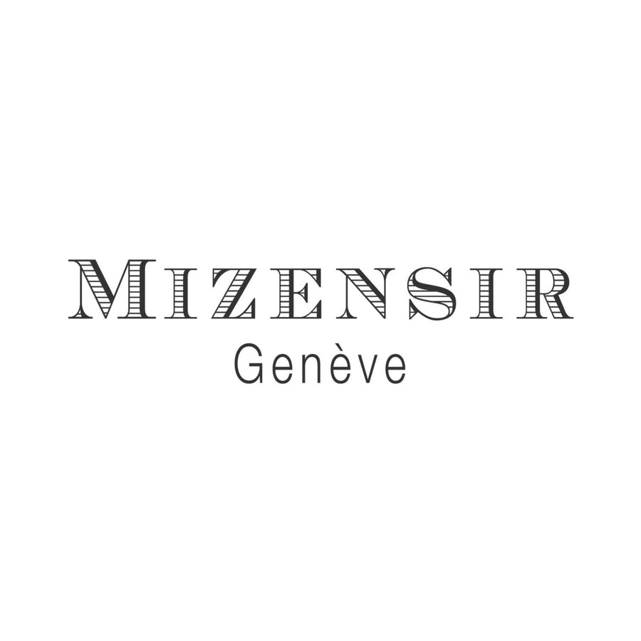 Logo of Mizensir, depicting the brand name in an elegant, simple black font on a white background, reflecting the brand's ethos of sophistication and refined craftsmanship.