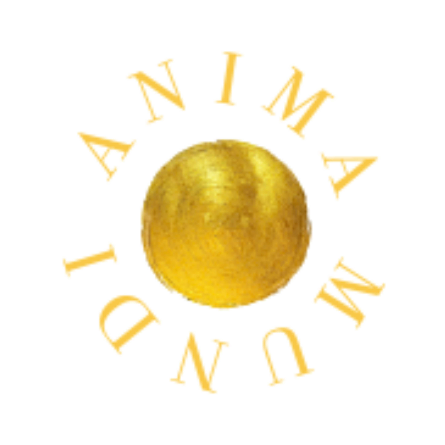 Logo of Anima Mundi, featuring an elegant and stylized letter 'A' intertwined with a stylized 'M', signifying the brand's commitment to artistry and quality in fragrance creation
