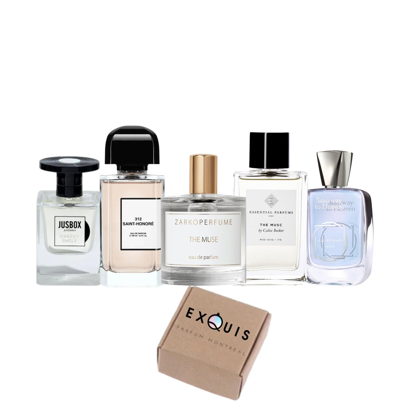 Clean fragrances discovery set