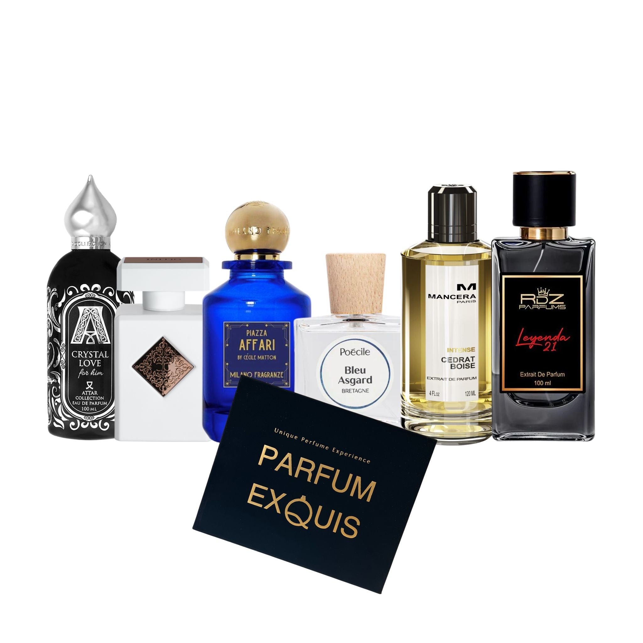 Gentleman's Perfume Discovery Set: Curated Masculine Elegance