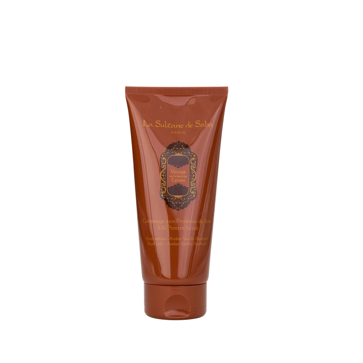 La Sultane De Saba Amber Vanilla Patchouli Silk Protein Scrub