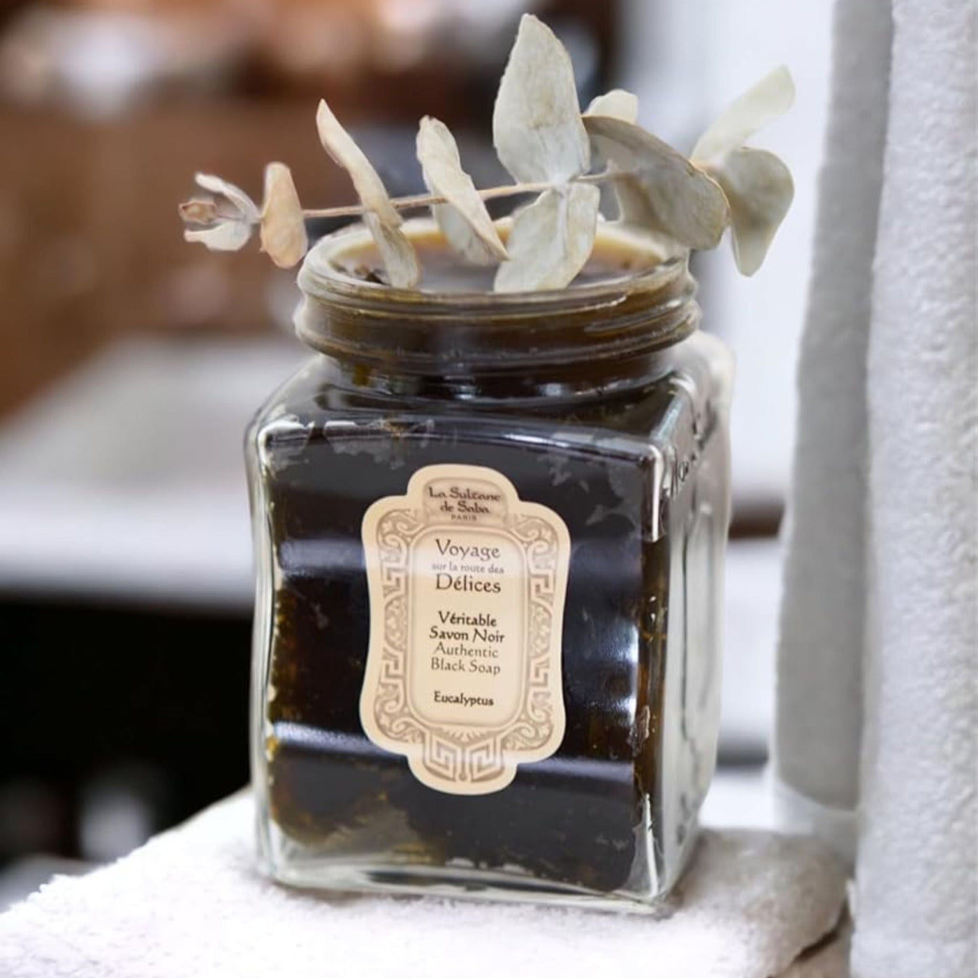 Black Soap With Eucalyptus Essential Oil La Sultane De Saba 