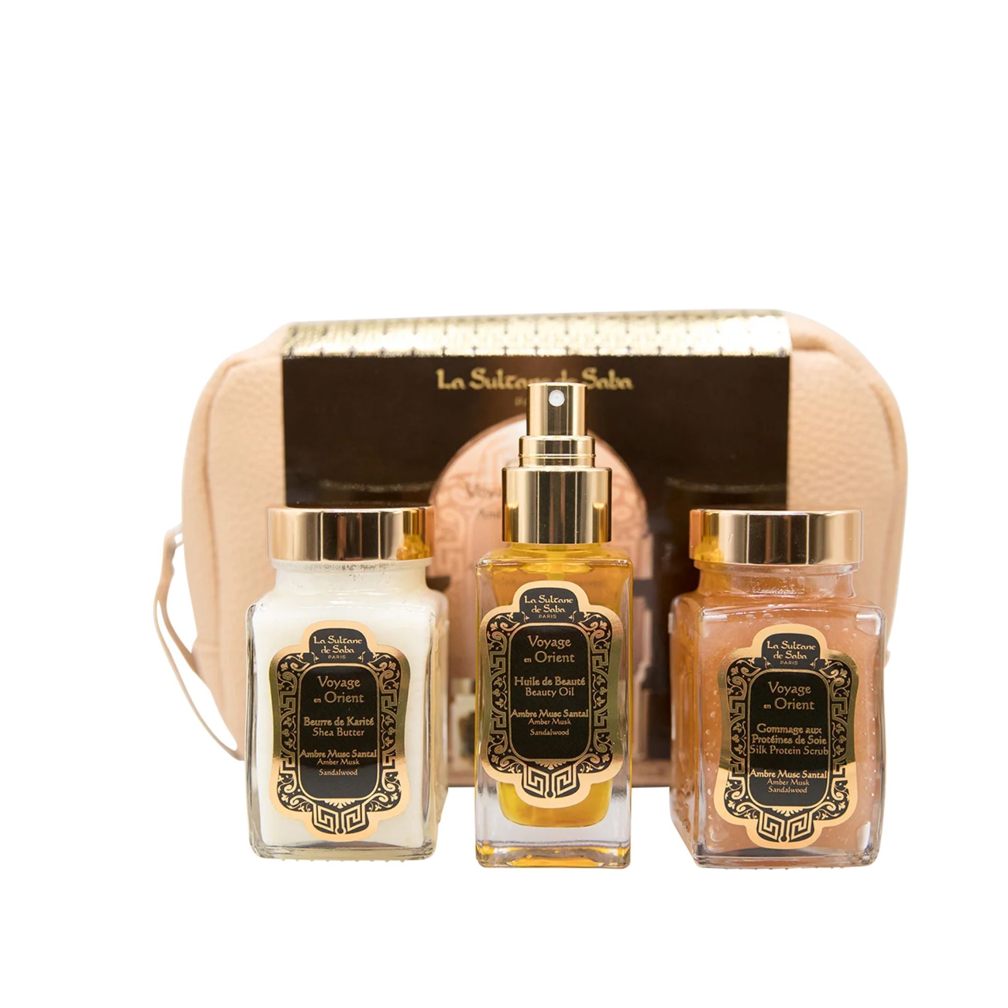 Body Gift Set  Amber Musk Sandalwood