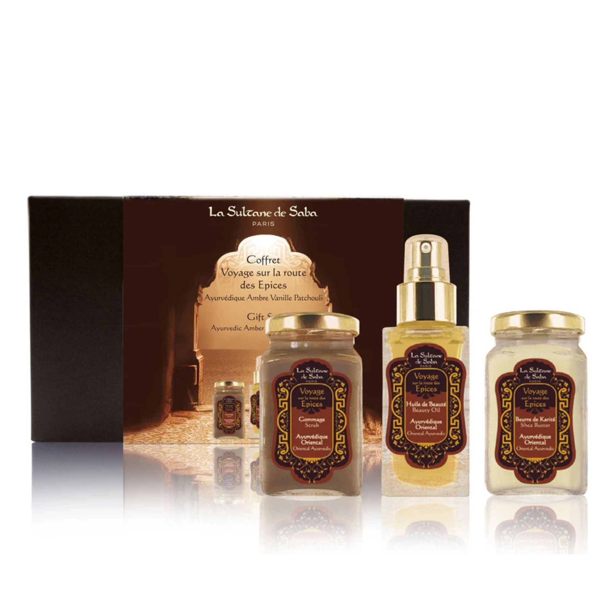Body Gift Set  Amber Musk Sandalwood