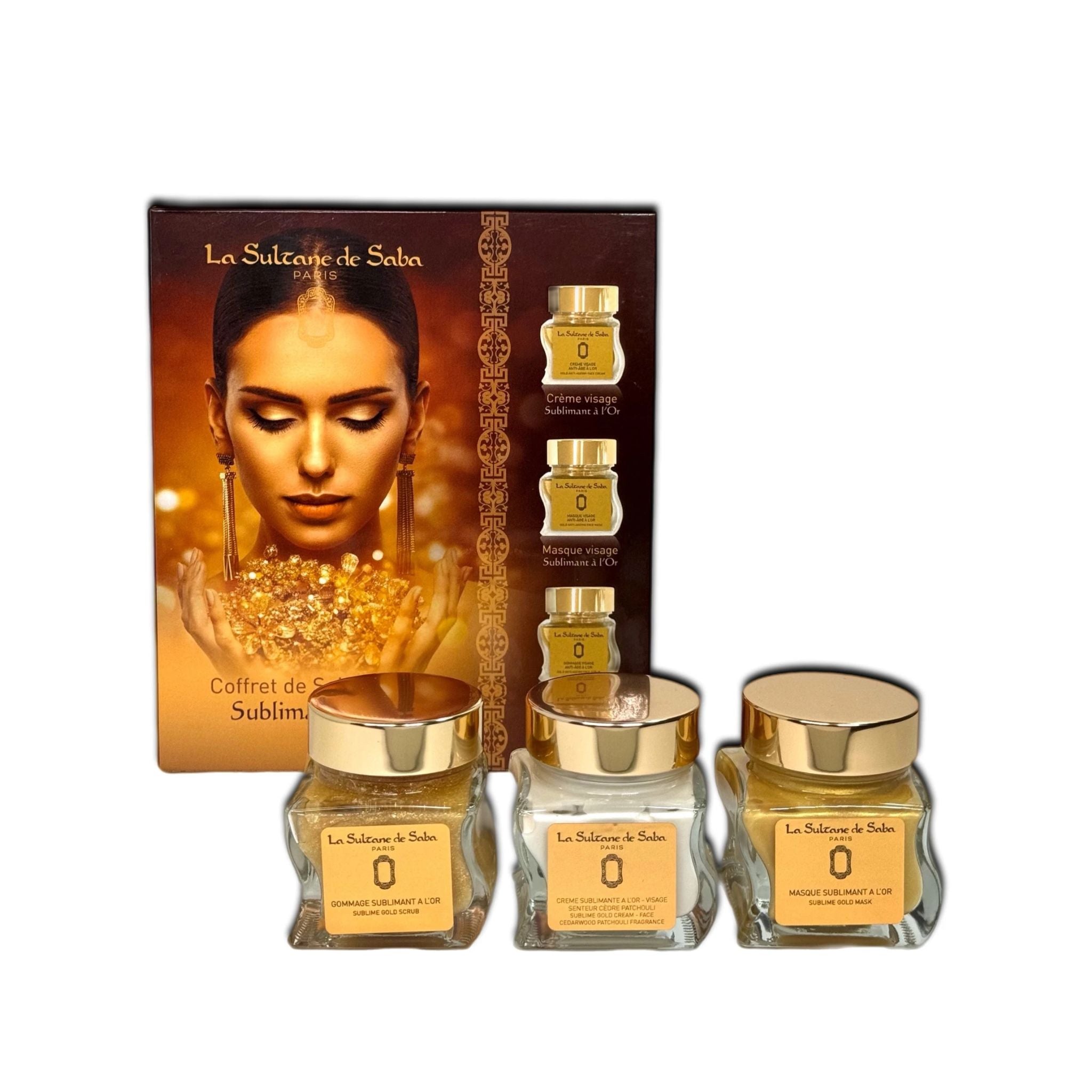 Face Gift Set Gold Cedarwood Patchouli