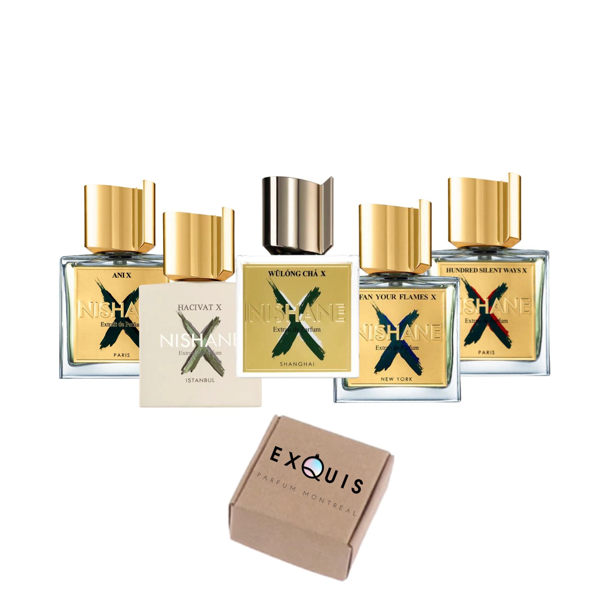 Nishane X Collection set de descubrimiento 5*1,5ml