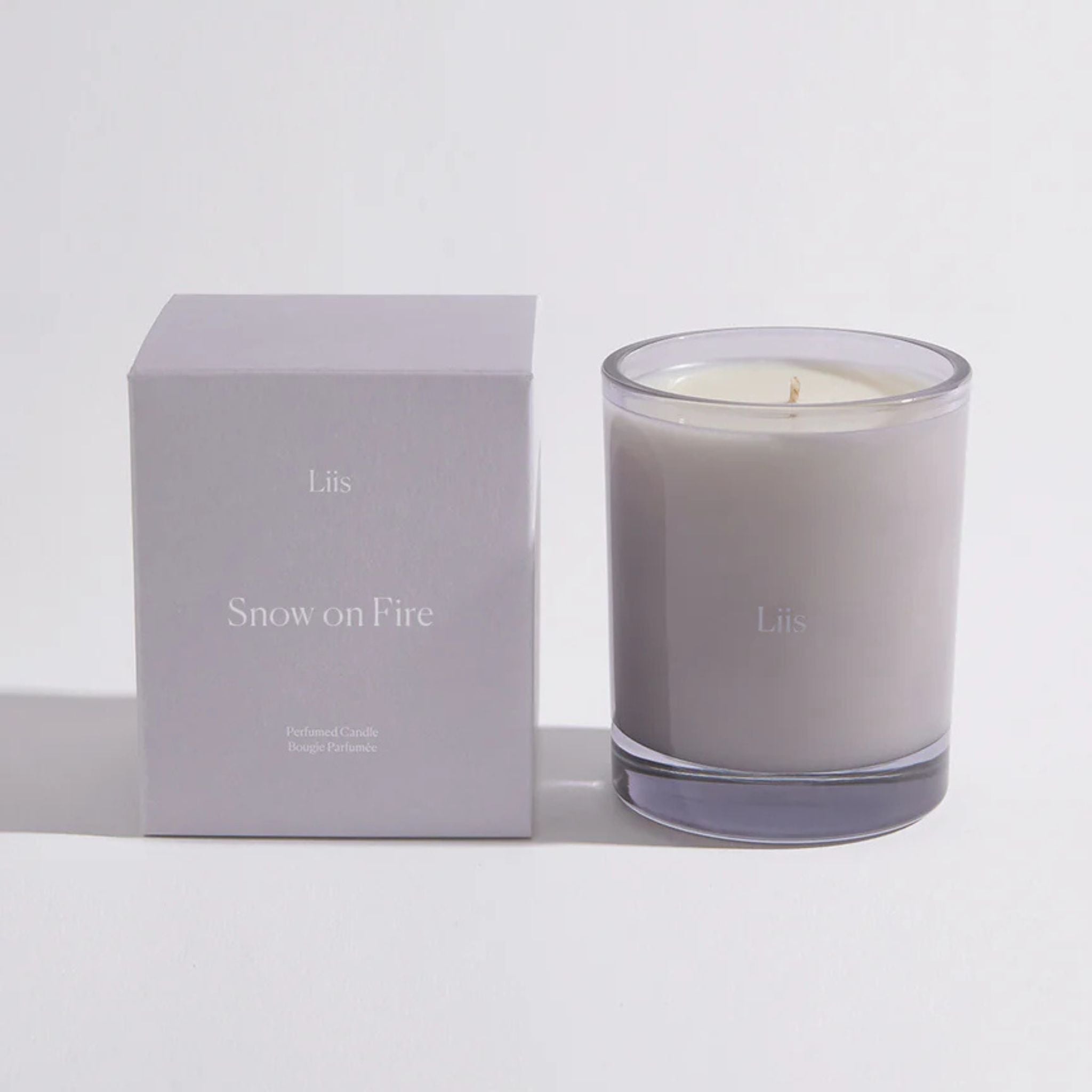 Liis Snow on Fire Candle