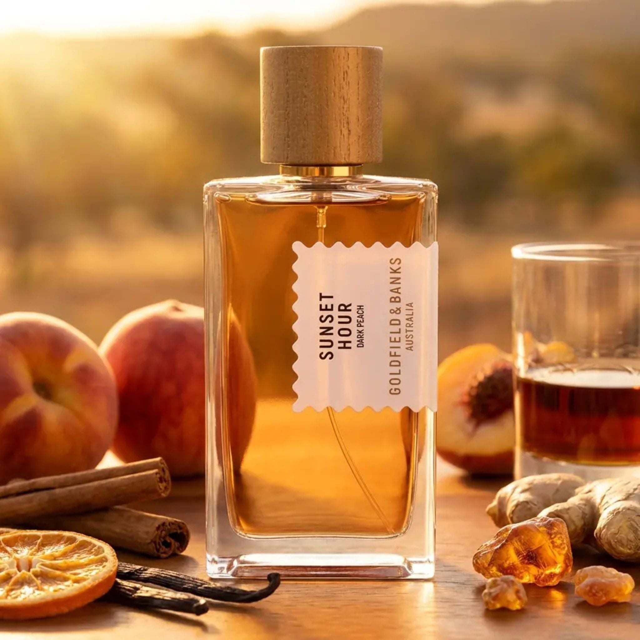 Sunset Hour Dark Peach Perfume Goldfield&Banks