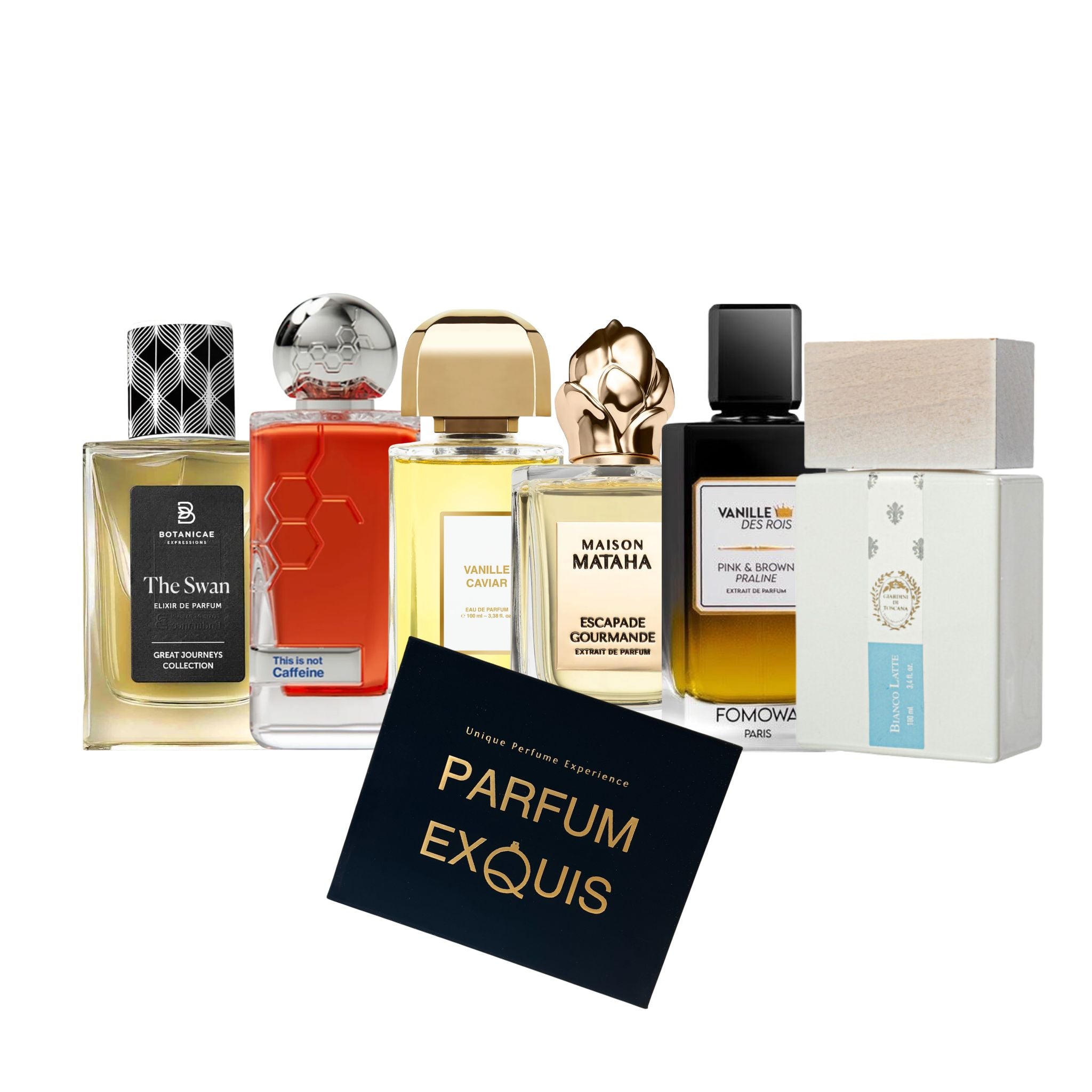 Vanilla perfume set 6x1ml · Parfum Exquis US