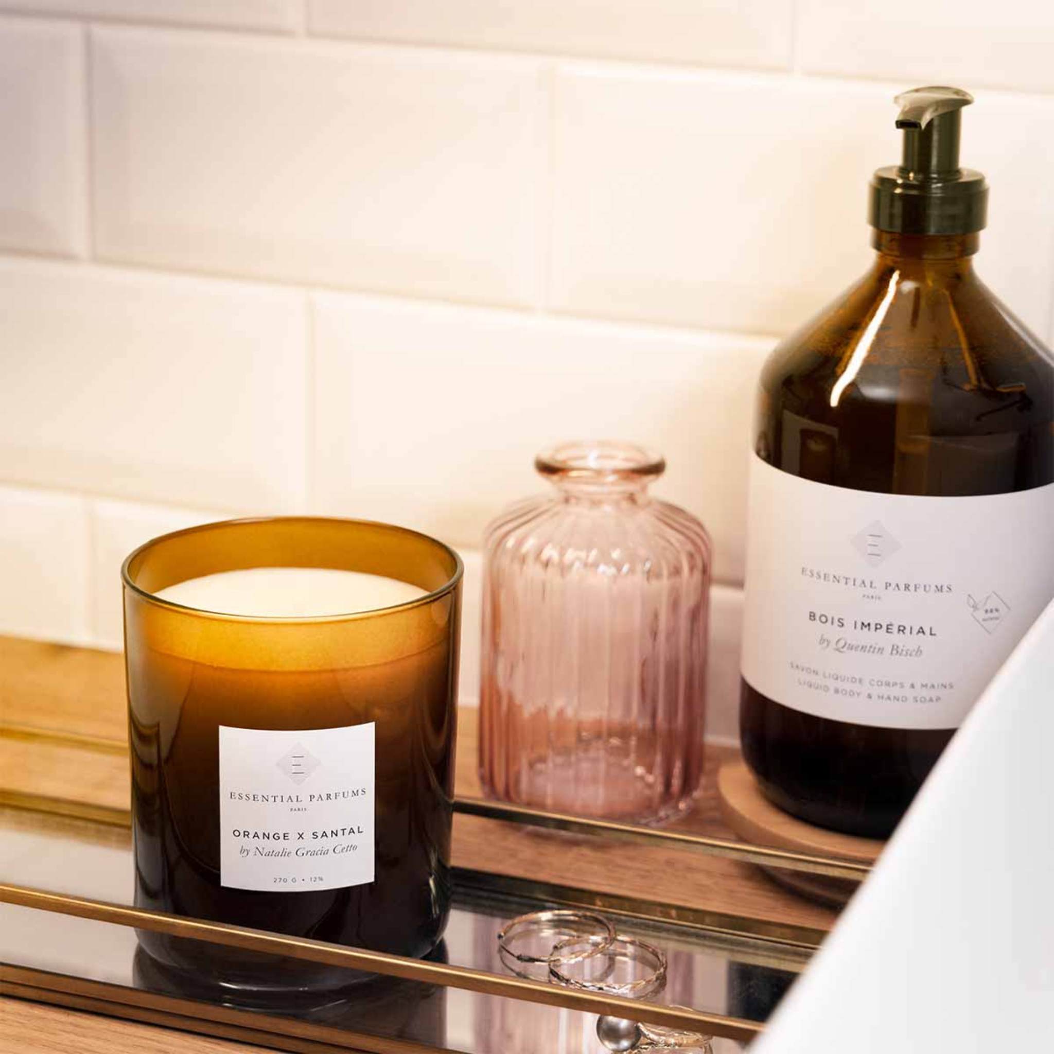 Orange X Santal Scented Candle · Parfum Exquis US