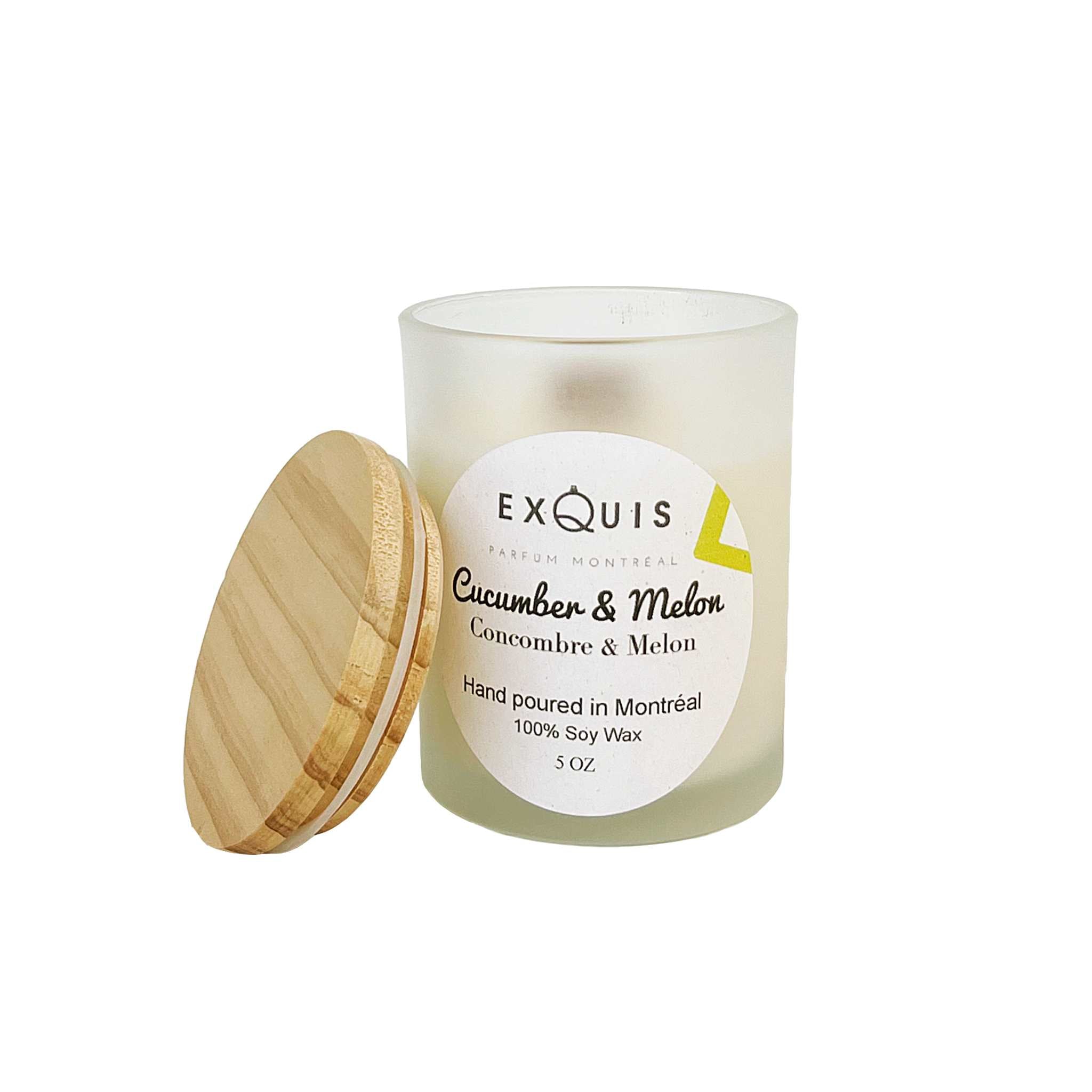 Cucumber & Melon Candle parfum exquis