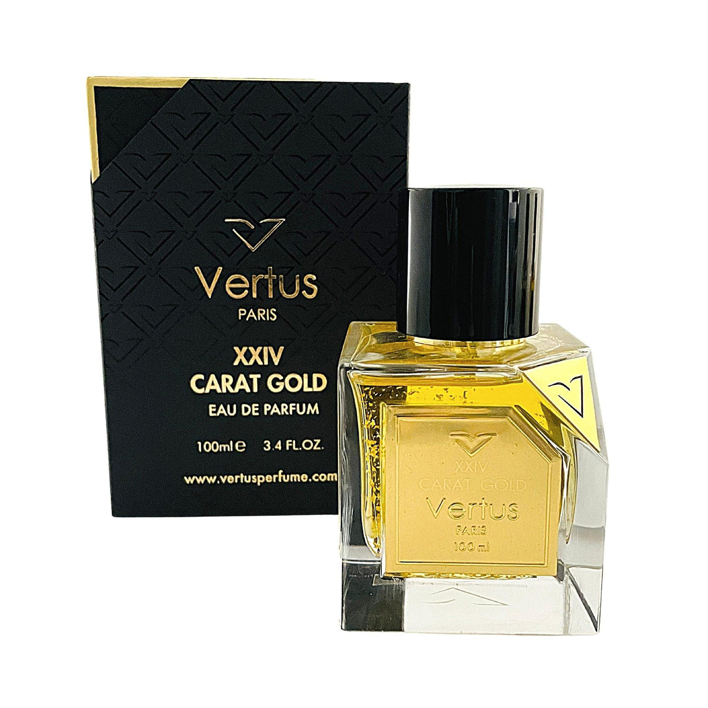 XXIV Carat Gold Vertus sample size travel decant